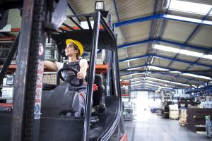 Modern Magazijn voor Heftruckchauffeurs